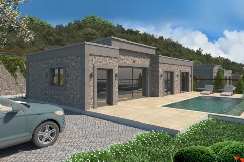 3+1 Villa  i Bodrum, Mugla, Tyrkiet Nr. 62699 - 12