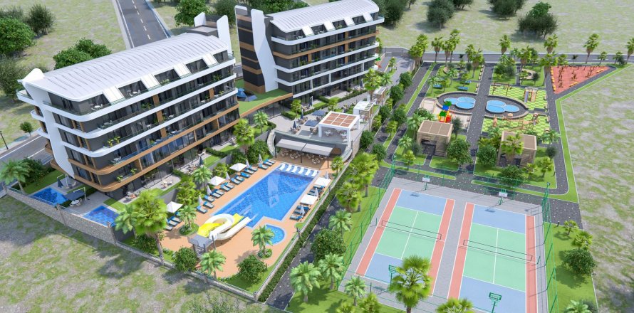 3+1 Penthouse  i Oba, Antalya, Tyrkiet Nr. 64238