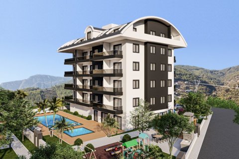 1+1 Lejlighed  i Alanya, Antalya, Tyrkiet Nr. 64478 - 2