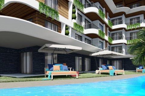 1+1 Lejlighed  i Alanya, Antalya, Tyrkiet Nr. 63656 - 10
