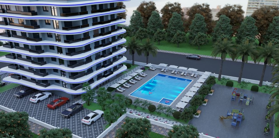 1+1 Penthouse  i Avsallar, Antalya, Tyrkiet Nr. 64315