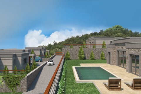 3+1 Villa  i Bodrum, Mugla, Tyrkiet Nr. 62699 - 16