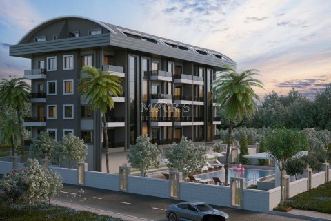 1+1 Lejlighed i Residential complex in the Oba area with a swimming pool on the territory. Within walking distance from the necessary social facilities, Alanya, Antalya, Tyrkiet Nr. 64043 - 2