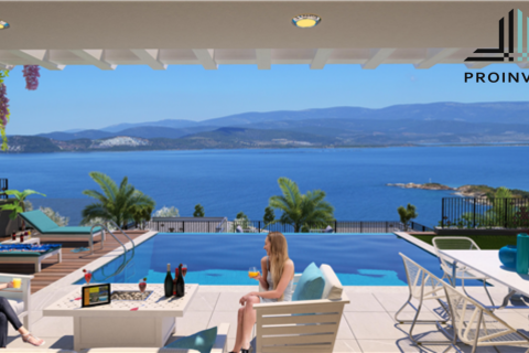 4+1 Villa  i Bodrum, Mugla, Tyrkiet Nr. 62666 - 2