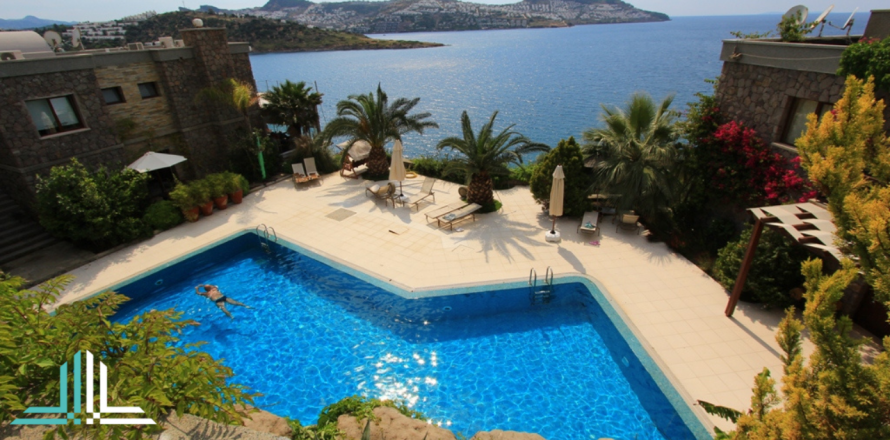 4+1 Villa  i Bodrum, Mugla, Tyrkiet Nr. 62670