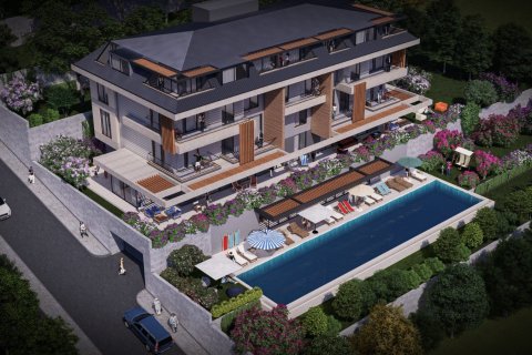 2+1 Lejlighed  i Alanya, Antalya, Tyrkiet Nr. 70669 - 2
