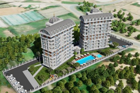 1+1 Lejlighed  i Alanya, Antalya, Tyrkiet Nr. 67532 - 14