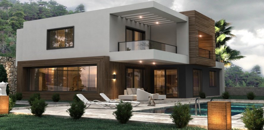 5+1 Villa  i Alanya, Antalya, Tyrkiet Nr. 71475