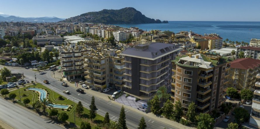 1+1 Lejlighed  i Alanya, Antalya, Tyrkiet Nr. 71603