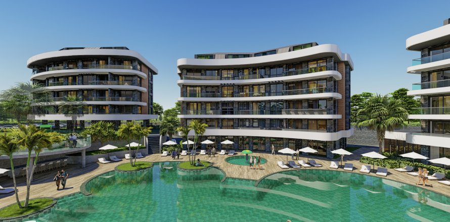 3+1 Penthouse  i Oba, Antalya, Tyrkiet Nr. 68908