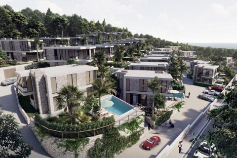 3+0 Villa  i Bodrum, Mugla, Tyrkiet Nr. 50773 - 1