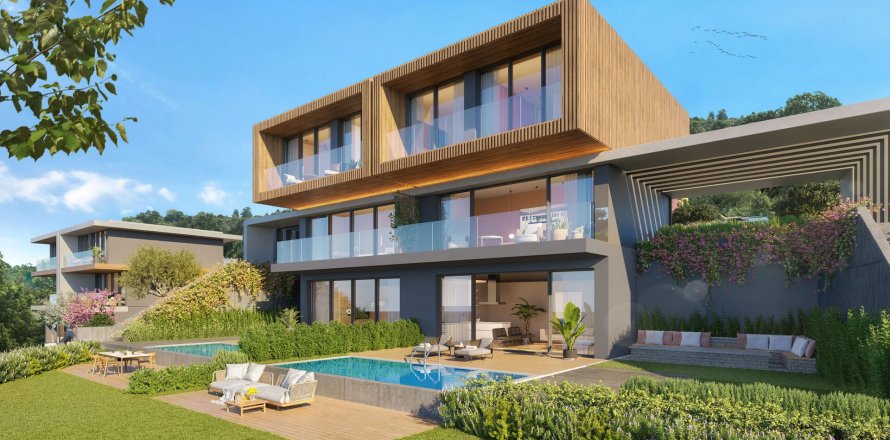 3+1 Penthouse i Lake Side, Bodrum, Mugla, Tyrkiet Nr. 70125