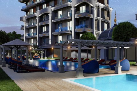1+1 Lejlighed  i Alanya, Antalya, Tyrkiet Nr. 67532 - 4