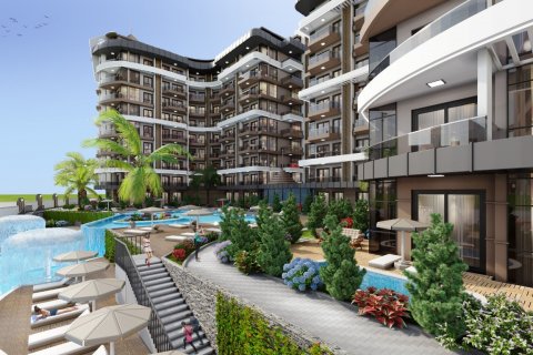 1+1 Lejlighed  i Alanya, Antalya, Tyrkiet Nr. 71852 - 4