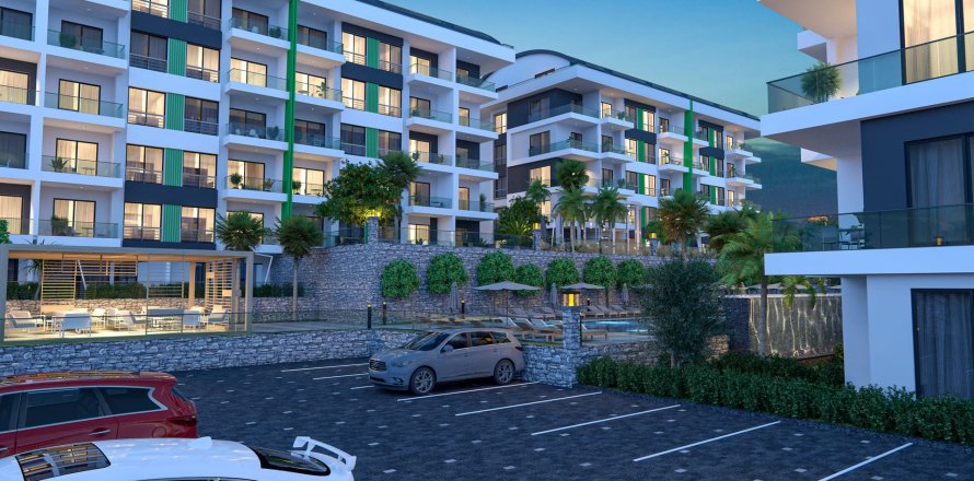 1+1 Lejlighed i Konak Homes 2, Kargicak, Alanya, Antalya, Tyrkiet Nr. 79469