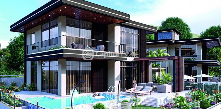 4+1 Villa  i Antalya, Tyrkiet Nr. 74364