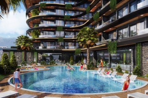 1+1 Penthouse  i Kestel, Antalya, Tyrkiet Nr. 77047 - 3