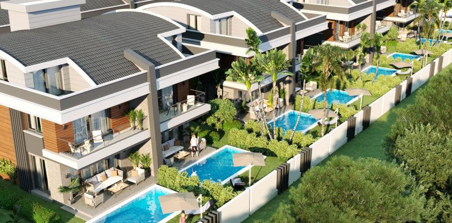 5+1 Villa  i Antalya, Tyrkiet Nr. 77393