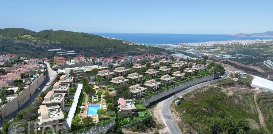 3+1 Villa  i Alanya, Antalya, Tyrkiet Nr. 76159