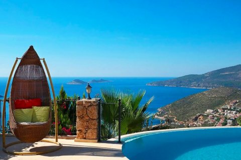 4+1 Villa  i Kalkan, Antalya, Tyrkiet Nr. 72920 - 25