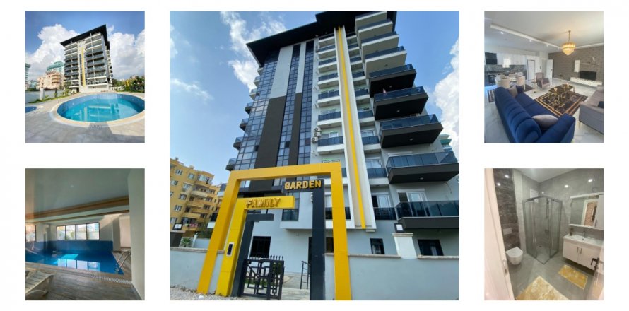 2+1 Lejlighed  i Mahmutlar, Antalya, Tyrkiet Nr. 73055