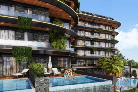 1+1 Penthouse  i Kestel, Antalya, Tyrkiet Nr. 77047 - 9