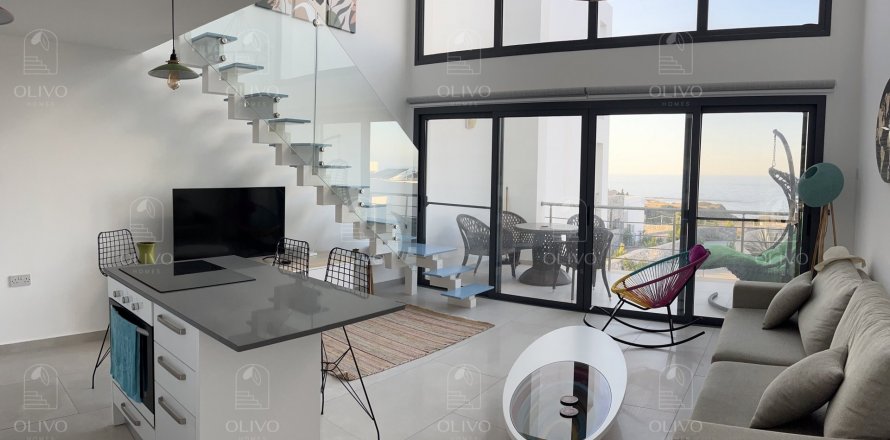 1+1 Penthouse  i Esentepe, Girne,  Nr. 77028