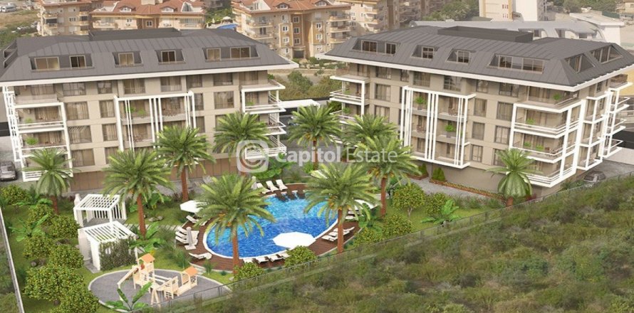 2+1 Lejlighed  i Antalya, Tyrkiet Nr. 74647