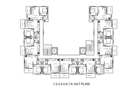 1+1 Lejlighed  i Gazipasa, Antalya, Tyrkiet Nr. 77693 - 19