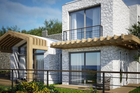 3+0 Villa  i Gumusluk, Mugla, Tyrkiet Nr. 73324 - 17