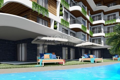 1+1 Lejlighed i Residential complex in the Oba area with all the necessary social infrastructure nearby, Alanya, Antalya, Tyrkiet Nr. 73822 - 3