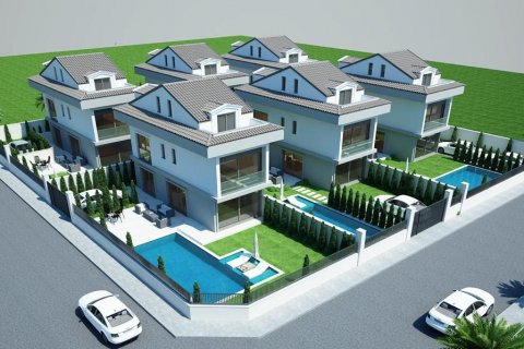 4+1 Villa  i Fethiye, Mugla, Tyrkiet Nr. 73217 - 2