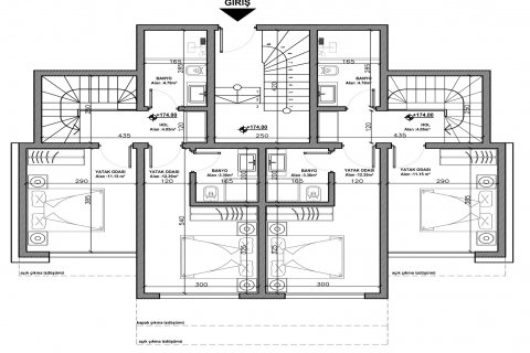 3+1 Lejlighed  i Kalkan, Antalya, Tyrkiet Nr. 72919 - 4