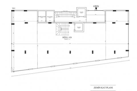 1+1 Lejlighed  i Alanya, Antalya, Tyrkiet Nr. 72174 - 14