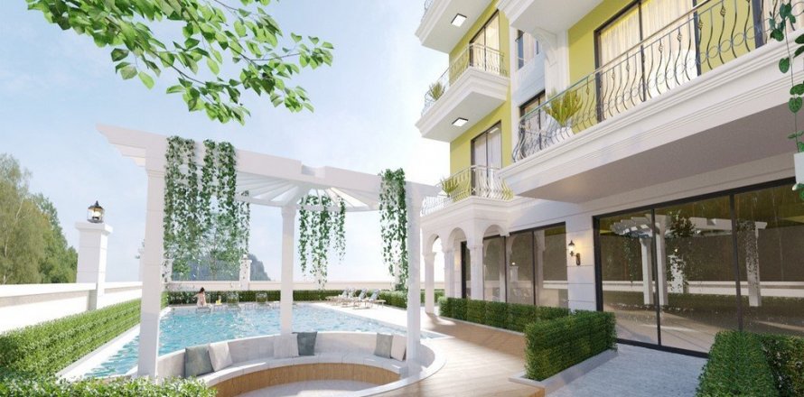 1+1 Boligkompleks  i Avsallar, Antalya, Tyrkiet Nr. 82486