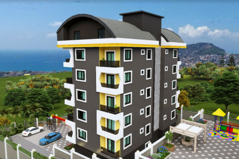 1+1 Lejlighed  i Oba, Antalya, Tyrkiet Nr. 82324 - 1
