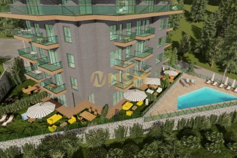 1+1 Lejlighed  i Alanya, Antalya, Tyrkiet Nr. 83806 - 10