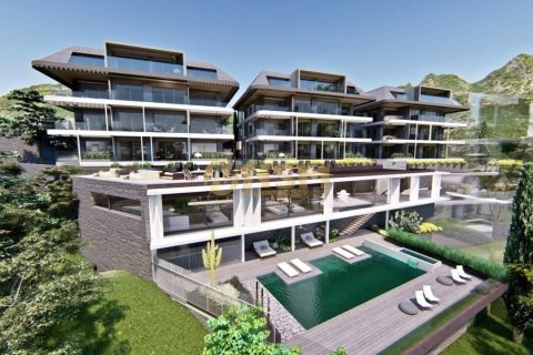 1+1 Lejlighed  i Alanya, Antalya, Tyrkiet Nr. 83897 - 1