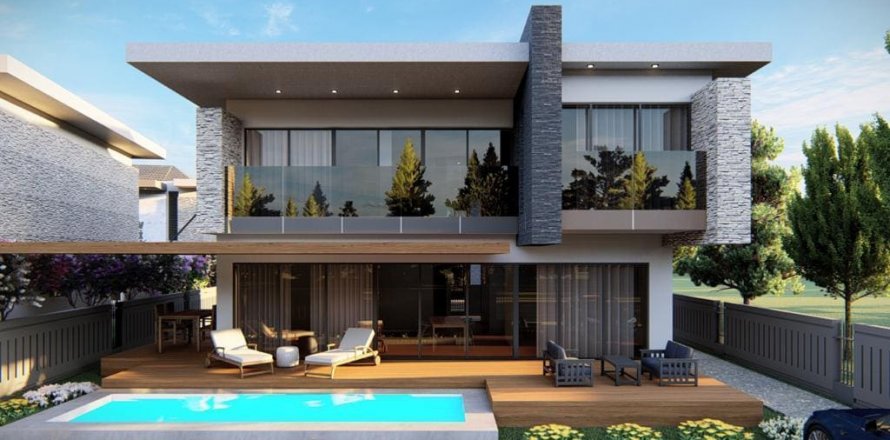 4+1 Villa  i Antalya, Tyrkiet Nr. 82133