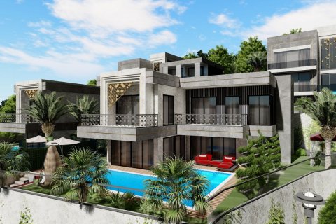 4+1 Villa  i Kargicak, Alanya, Antalya, Tyrkiet Nr. 83238 - 1