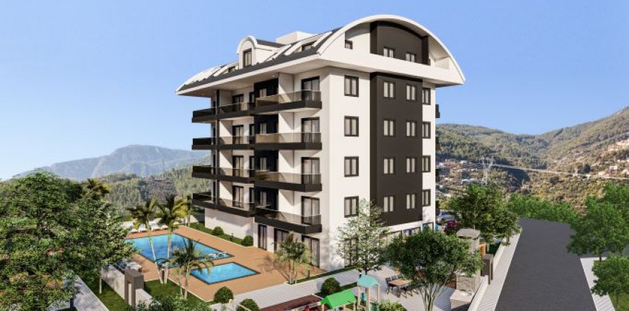 3+1 Penthouse  i Oba, Antalya, Tyrkiet Nr. 80041