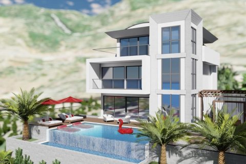 4+1 Villa  i Tepe, Alanya, Antalya, Tyrkiet Nr. 80645 - 12