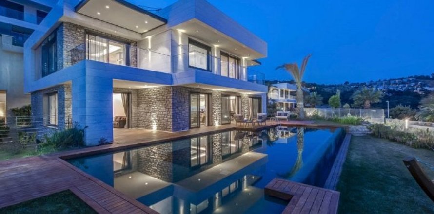 1+4 Villa  i Bodrum, Mugla, Tyrkiet Nr. 80862