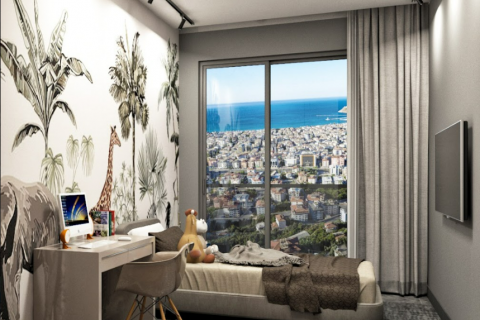 3+1 Penthouse  i Alanya, Antalya, Tyrkiet Nr. 80687 - 3