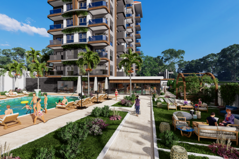 2+1 Lejlighed i Moonlight Park Residence, Alanya, Antalya, Tyrkiet Nr. 84628 - 2