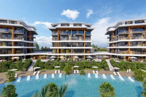 1+1 Lejlighed  i Alanya, Antalya, Tyrkiet Nr. 80288 - 3