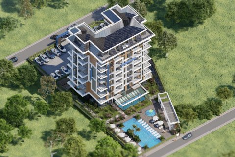 2+1 Penthouse i Avsallar Hills Residence, Avsallar, Antalya, Tyrkiet Nr. 84567 - 3