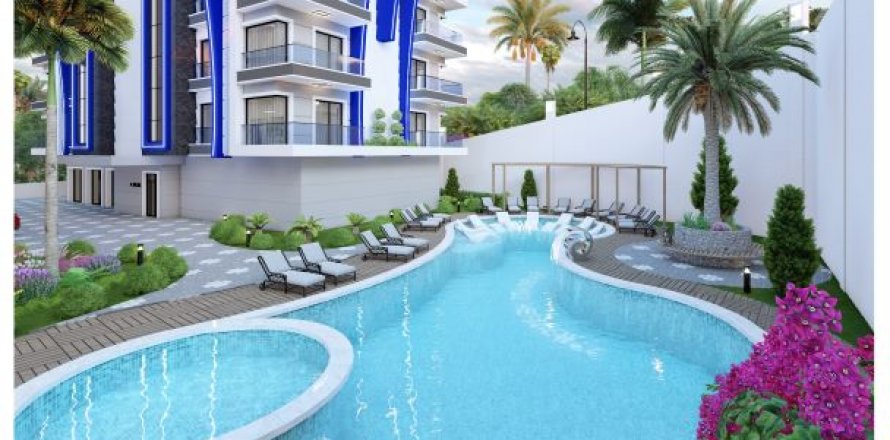 4+1 Penthouse  i Turkler, Alanya, Antalya, Tyrkiet Nr. 82312