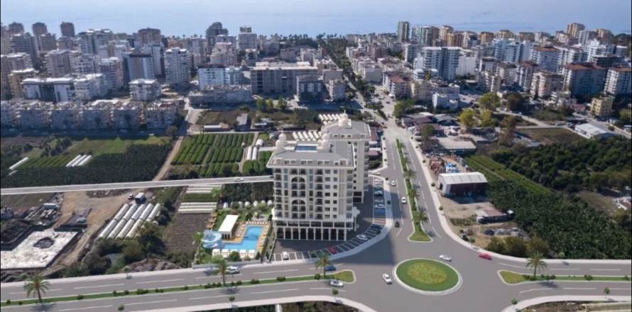 3+1 Penthouse  i Mahmutlar, Antalya, Tyrkiet Nr. 80630