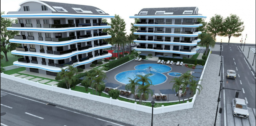 2+1 Penthouse  i Okurcalar, Alanya, Antalya, Tyrkiet Nr. 80480